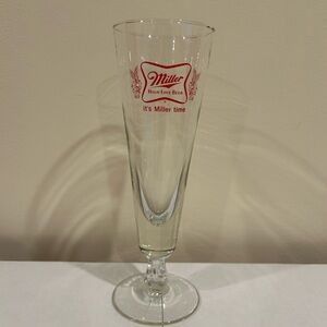 Vintage Miller High Life Pilsner Glass